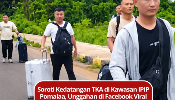 Soroti Kedatangan TKA di Kawasan IPIP Pomalaa, Unggahan di Facebook Viral Menuai Pro-Kontra