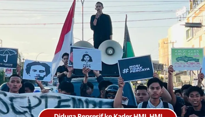 Diduga Represif ke Kader HMI, HMI Komisariat UMK Kendari Desak Polda Sultra Copot Kapolres Bombana