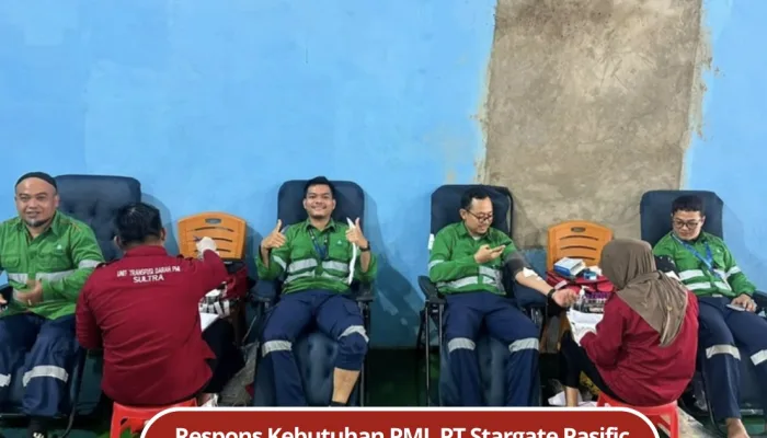 Respons Kebutuhan PMI, PT Stargate Pasific Resources Kumpulkan 83 Kantong Darah pada Hari Lingkungan Hidup Sedunia