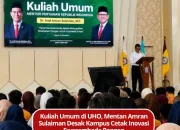 Kuliah Umum di UHO, Mentan Amran Sulaiman Desak Kampus Cetak Inovasi Swasembada Pangan