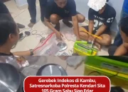 Gerebek Indekos di Kambu, Satresnarkoba Polresta Kendari Sita 105 Gram Sabu Siap Edar