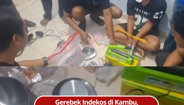 Gerebek Indekos di Kambu, Satresnarkoba Polresta Kendari Sita 105 Gram Sabu Siap Edar