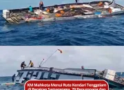 KM Mahkota Menui Rute Kendari Tenggelam di Perairan Samarengga, 29 Penumpang dan ABK Selamat Dievakuasi Nelayan