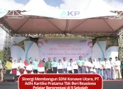 Sinergi Membangun SDM Konawe Utara, PT Adhi Kartiko Pratama Tbk Beri Beasiswa Pelajar Berprestasi di 9 Sekolah